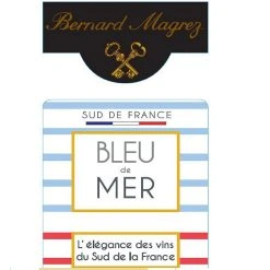 Le moins cher 🎁 Bleu de Mer, 2021 - Pays d'Oc IGP - Rouge - 75 cl 😍 -Boissons Soldes 2024 3760118601120 3