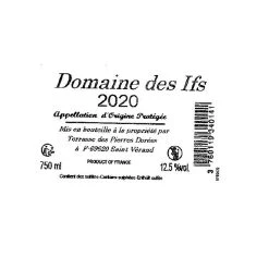 Acheter 🤩 Domaine des Ifs, 2020 - Beaujolais AOP - Rouge - 75 cl 🌟 -Boissons Soldes 2024 3760119340141 2