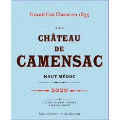 Bon marché 👍 Château de Camensac, 2020 - Haut-Médoc AOP - Rouge - 75 cl 🤩 -Boissons Soldes 2024 3760293120676 2