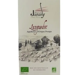 Meilleure vente 🎉 Mas De Janiny BIO, 2020 - Languedoc AOP - Rouge - 75 cl 🎁 -Boissons Soldes 2024 3770002293089 3