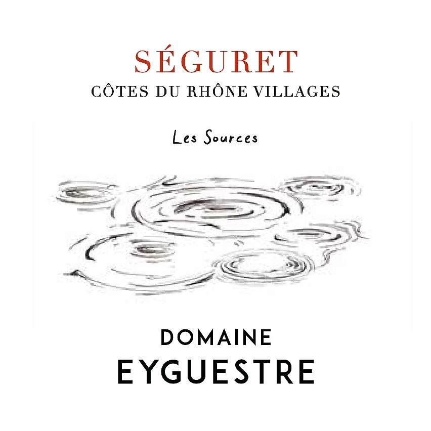 Domaine Eyguestre Les Sources, 2020 - Côtes du Rhône Villages Séguret AOP - Rouge - 75 cl Le moins cher 👏 Domaine Eyguestre Les Sources, 2020 - Côtes du Rhône Villages Séguret AOP - Rouge - 75 cl 😍 -Boissons Soldes 2024 3770008439030 3