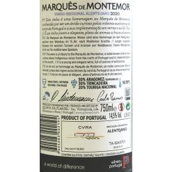 Meilleure vente 🛒 Marques De Montemor, 2020, Portugal - Rouge - 75 cl 🔔 -Boissons Soldes 2024 5604083002194 2